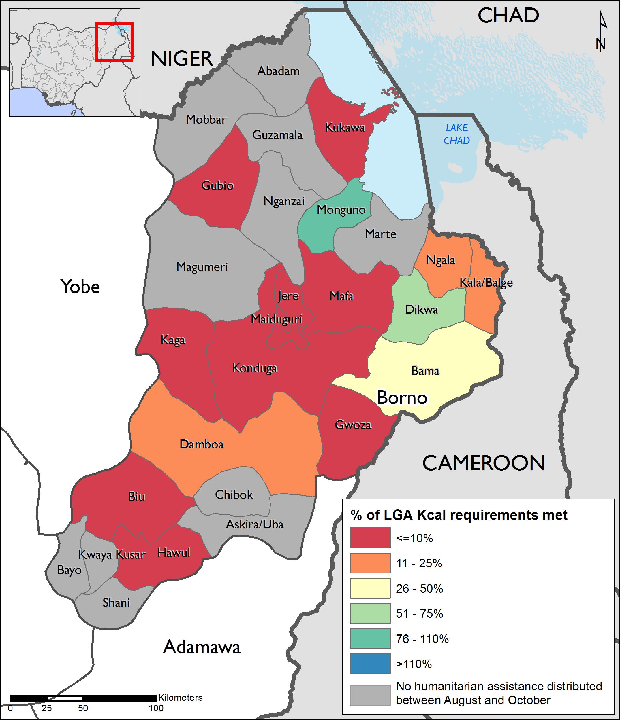 North East States In Nigeria Map North East Nigeria Map - Map Of North East Nigeria (Western Africa - Africa)