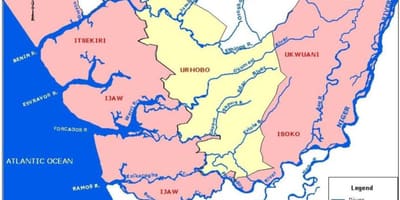 Map of nigeria showing major rivers