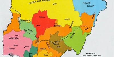 Map of nigerian tribes