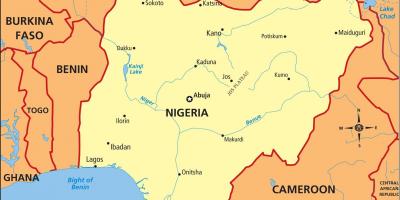The nigeria map