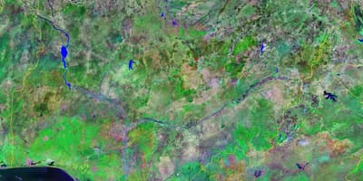 Map of nigeria mountains