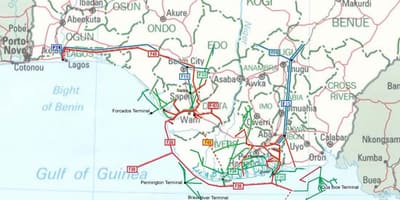 Map of nigeria pipeline 