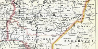 Map of old nigeria