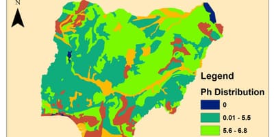 Map of soil nigeria